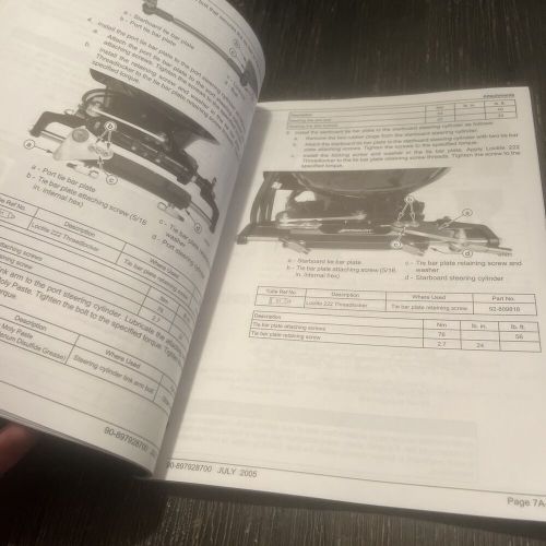 Mercury service manual 135-175 verado 4-stroke diagrams 90-897928700