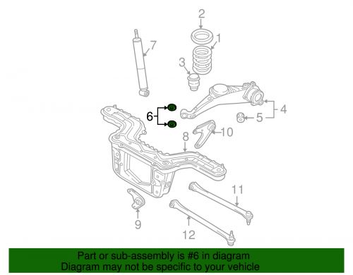 Genuine mazda trailing arm adjust cam ef91-28-482c