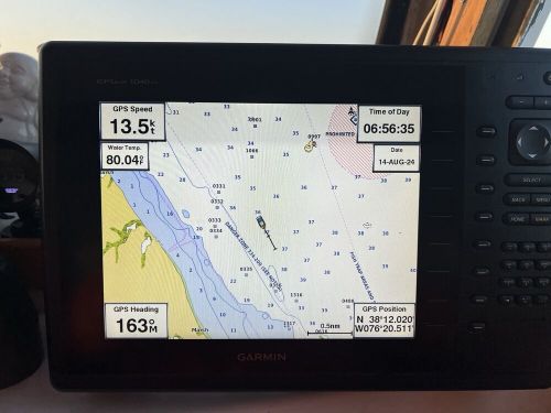 Garmin gpsmap 1040xs 10&#034; gps chartplotter display