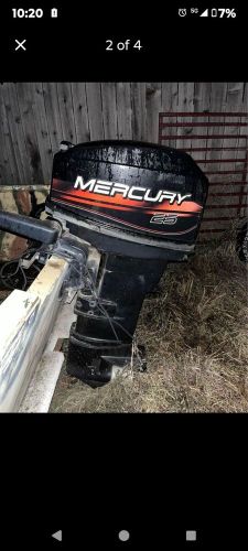 Used 25 hp mercury 2 stroke outboard motor