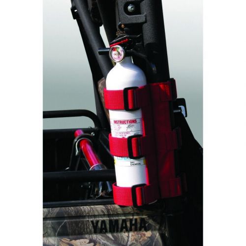 Rugged ridge fire extinguisher holder red