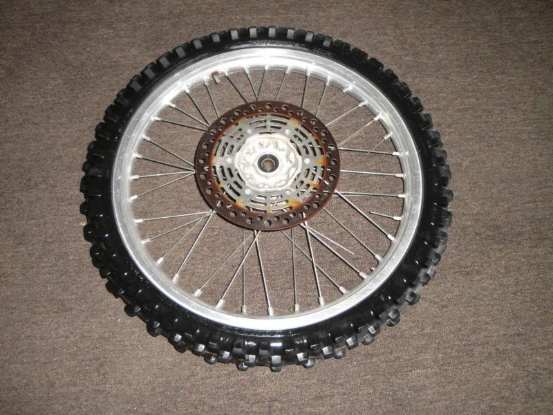 01 02 03 04 suzuki rm 250 rm 125 front wheel oem front rim