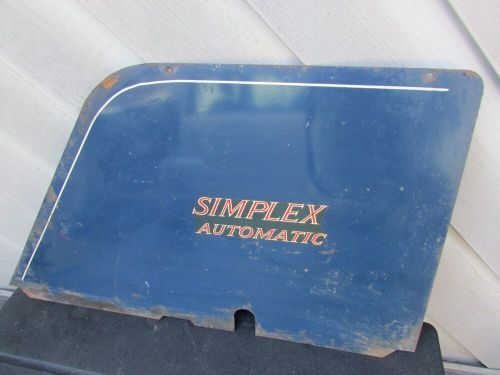 1950s original pair of simplex automatic scooter side panels left right