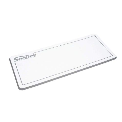 Seadek 14&#034; x 36&#034; 20mm dual density small helm pad white/ #37925-80375