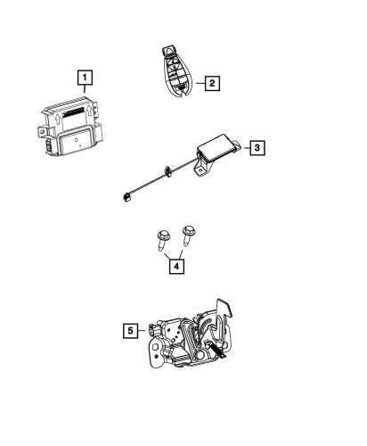 Genuine mopar multi function module 56046809aj