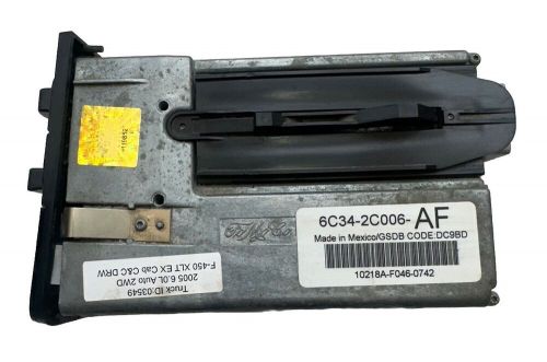 05-07 ford f250 f350 trailer brake controller tow control module 6c34-2c006-af