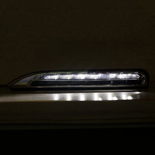 Fog lamp for porsche cayenne 2011 front bumper daytime running light drl led lh