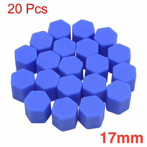 20pcs 17mm silicone car wheel nut lug hub covers bolt cap dust cover protector