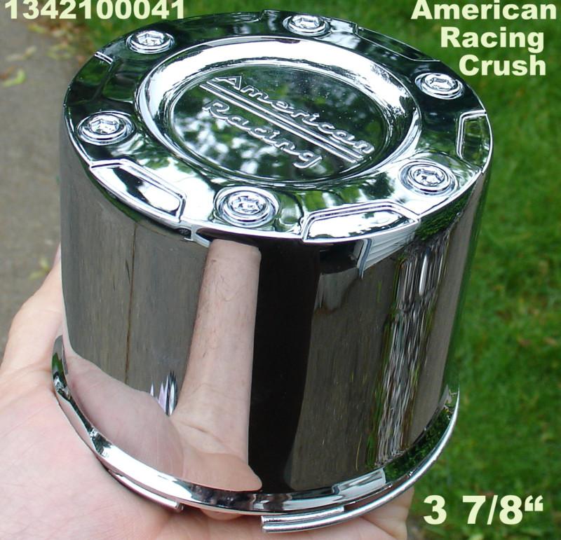 American racing crush chrome wheel center cap #s602-23