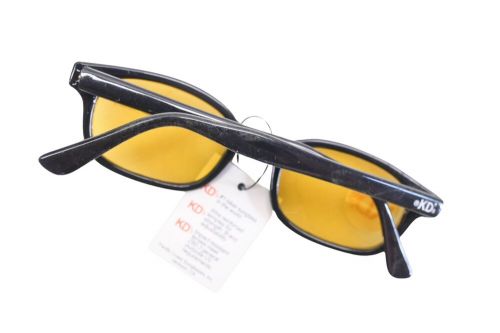 Kd&#039;s ms010-6 uv 400 riding shades yellow tint nos