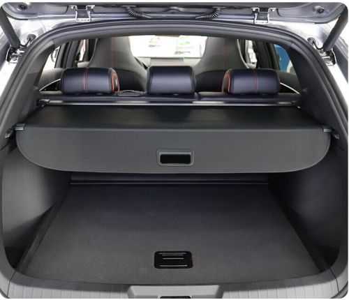 For cadillac lyriq 2023-24 black cargo cover black retractable rear trunk shade