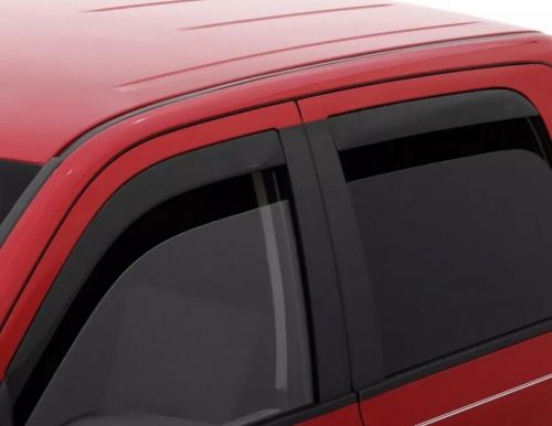 Avs dark smoke side window deflectors 894075 fits 19-20 gmc sierra 1500 crew cab