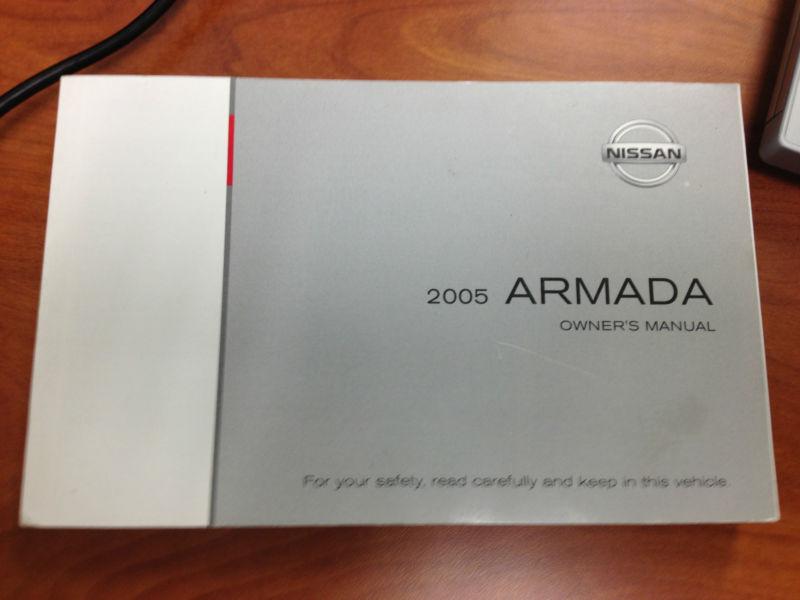 2005 nissan armada owner's manual