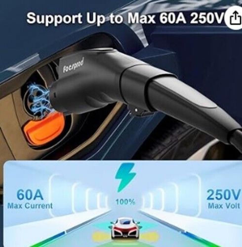 Tesla to j1772 charging adapter, max to 60a～250v