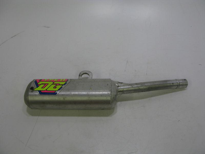 Yamaha yz125 silencer muffler suspension chamber exhaust, dg 1983 1984