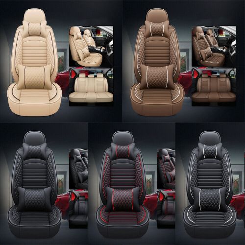 Faux leather car seat cover full set breathable waterproof for honda insight