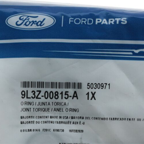 Genuine ford o ring 9l3z-00815-a