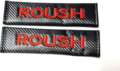 Pair sport seat belt cover shoulder pad cushion for roush racing