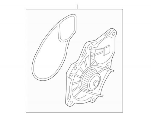 Water pump assembly - volkswagen (06l-121-012-l)