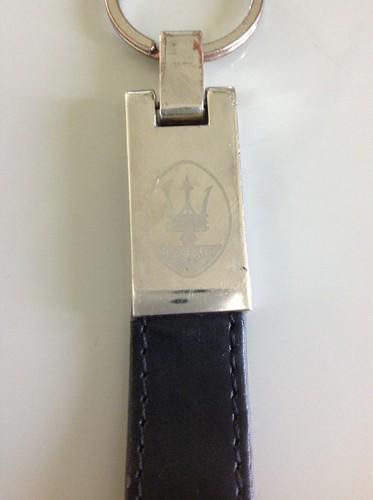 Maserati owner's exclusive keychain leather 