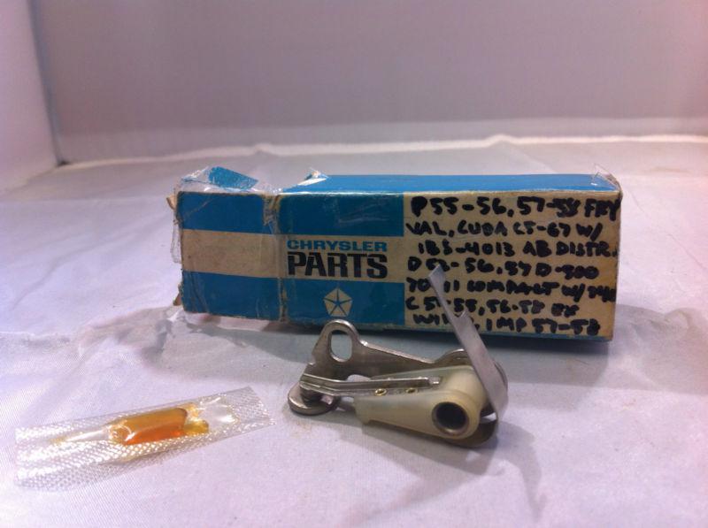 1955-1958 nos mopar condensor contact kit pt.#2421175 plymouth dodge chrysler 