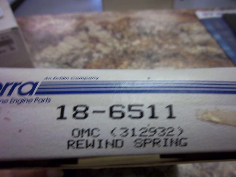 Johnson/evinrude new rewind spring 18-6511 oem part number 312932