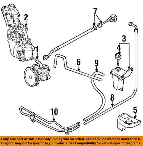 Audi oem 8e0422371b power steering reservoir/steering pump