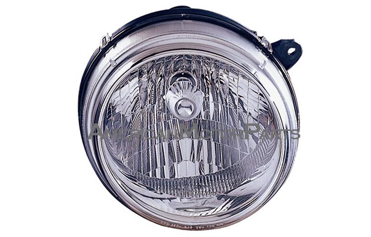 Right passenger side replacement headlight 02-04 jeep liberty - 55155808ab