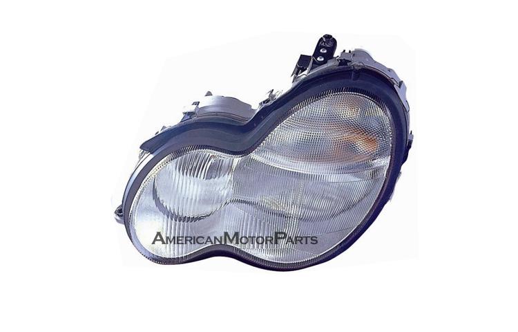 Left driver side replacement headlight 00-02 mercedes benz e class 2108204361