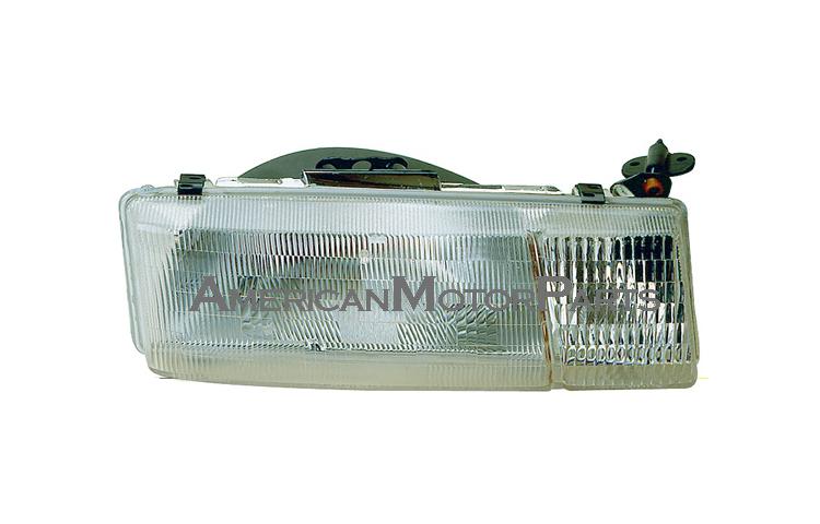 Right passenger side replacement headlight 91-94 chevy cavalier - 16511982