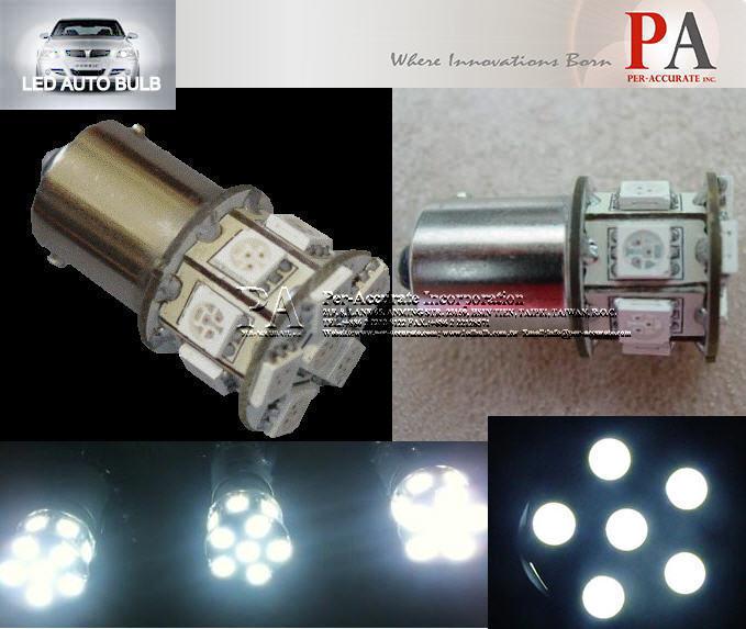 4x 1156 1295 ba15s new 13 5050 smd type led tail bulbs xenon white