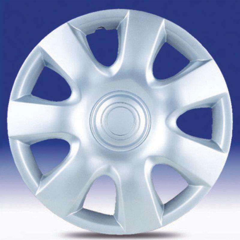 Toyota camry style hub caps 15 inch silver abs wheel cover, set of 4