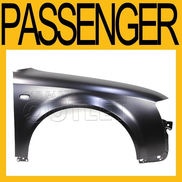 02-04 audi a4 sedan front fender steel 2004 s4 awd for 2005 old body style right