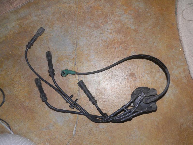 1986 oem toyota pickup efi 22re ignition plug wires/cap good shape 85 86 87 88