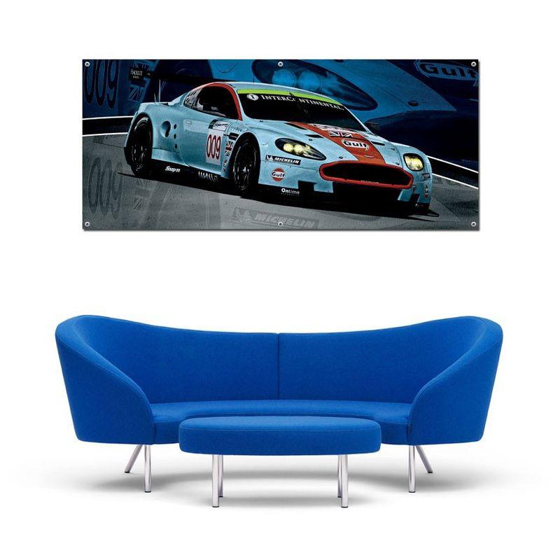 Aston martin db9 vinyl banner poster sign flag slot car garage deco 140x60cm new