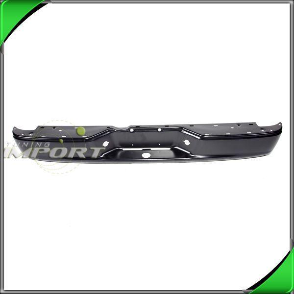 05-11 dodge dakota 06-09 raider steel prime blk rear step bumper impact face bar