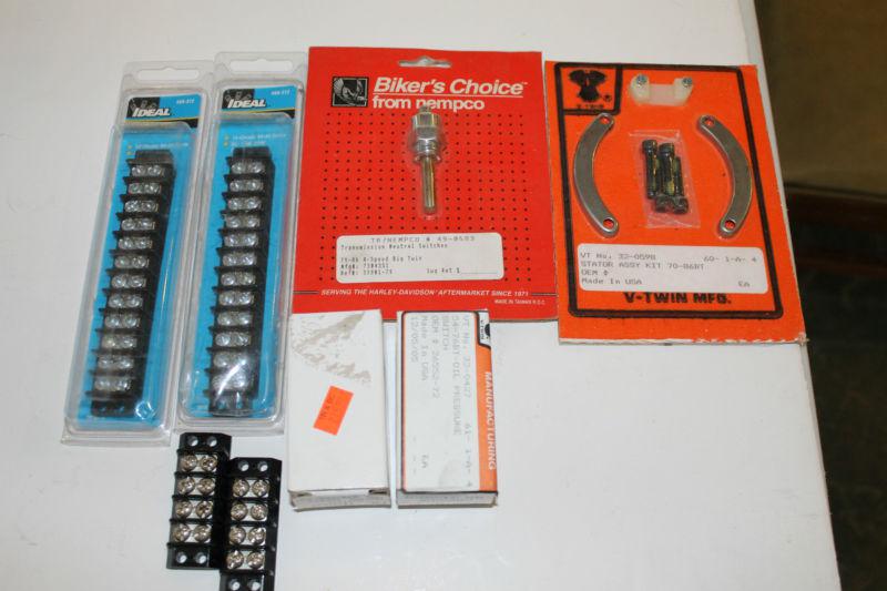 Assorted electrical parts for harley-davidson big twins