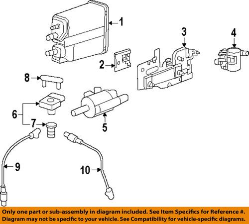 Gm oem 22783578 canister purge control solenoid/vapor canister purge solenoid