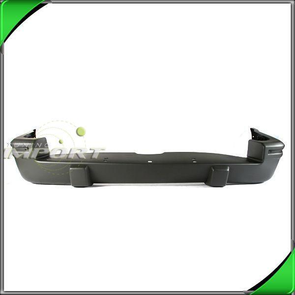 93-95 grand cherokee laredo zj rear bumper cover matte gray plastic non-primed