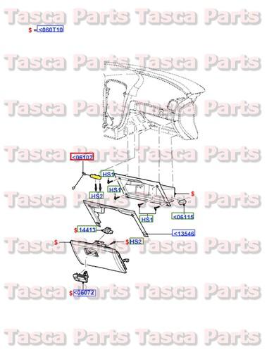 New oem glove box door check 2000-2006 lincoln ls 2002-2005 ford thunderbird