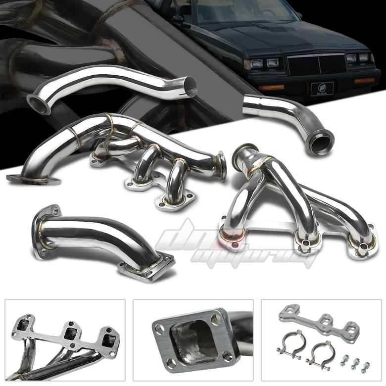 86-87 buick regal grand national t3 performance racing header manifold exhaust