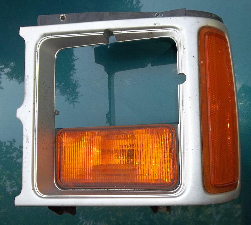 1987 dodge dakota headlight bezels left bezel and right bezel 