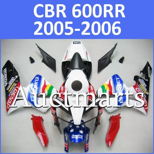 Fit honda 05 06 cbr600rr cbr 600 rr 2005 2006 fairing kit abs plastics b24 d00