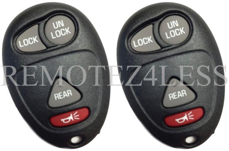 New pair gm buick l2c0007t keyless entry key remote fob clicker transmitter 