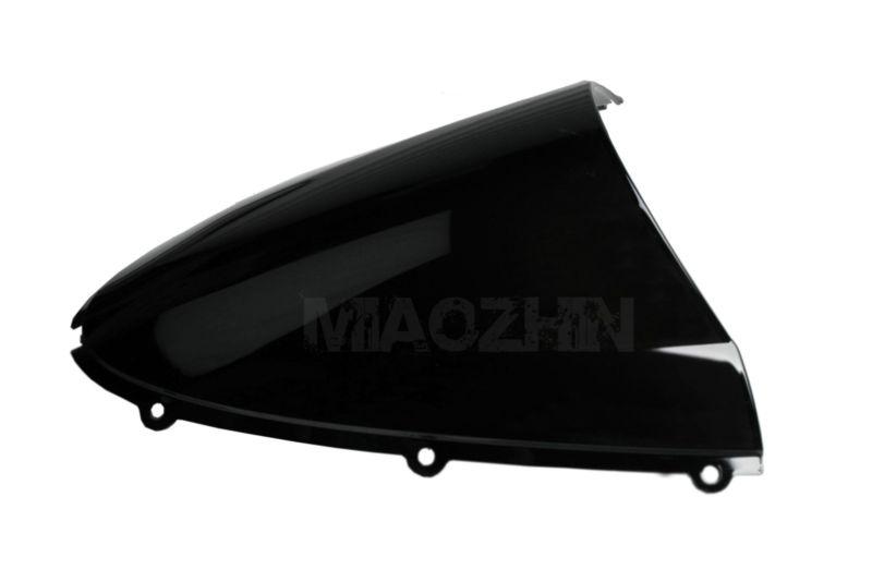 Windscreen windshield screen protector for yamaha zx6r zx-6r 2005-2008 black new