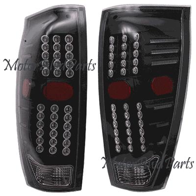 03-06 avalanche led black tail lights rear brake lamps