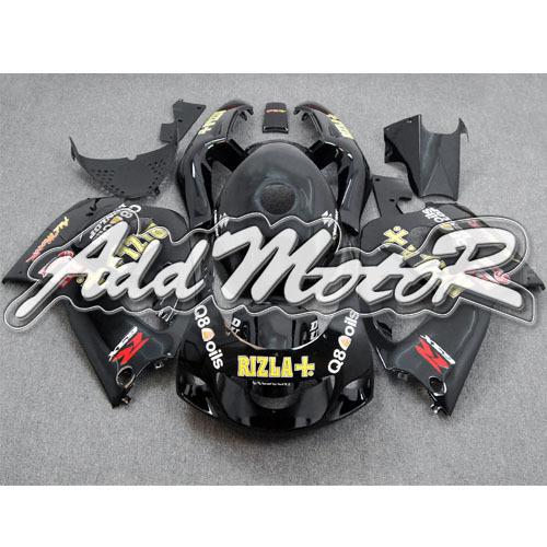 For gsxr600 96-00 gsxr750 96-99 abs fairing black 6069k