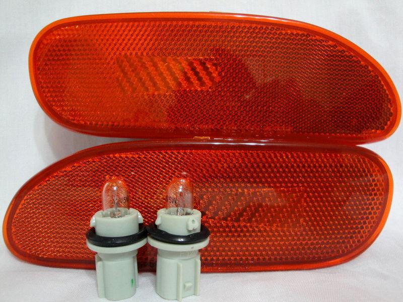 95 eclipse 95 eagle talon corner front side marker signal park lamp rl pair new