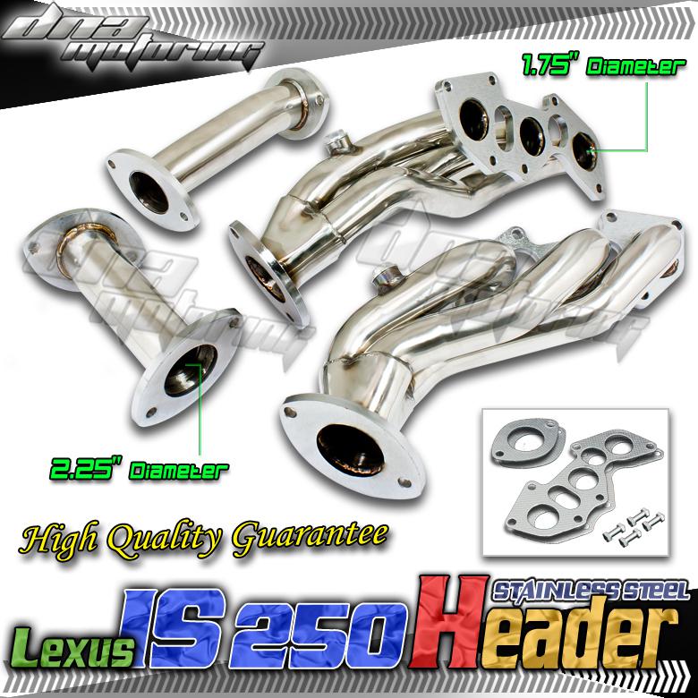 Altezza is250 full stainless steel performance header/exhaust 2.5l v6 rwd race