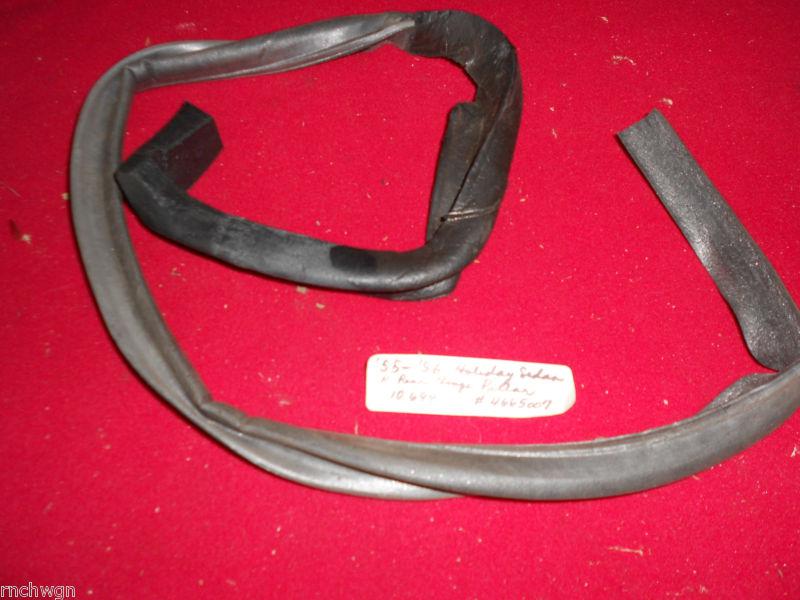 Nos 1955-1956 olds holiday sedan 4 door rh door lock pillar weatherstrip